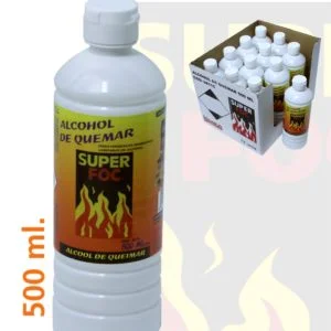 Alcohol de quemar 500ML.