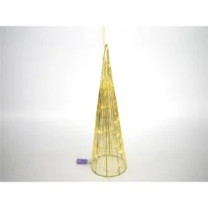 Cono 15 LED dorado 60CM.