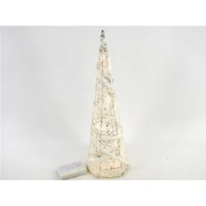 Cono blanco con 20 LED