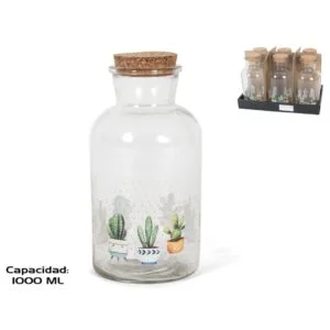 Botella cactus 1L.
