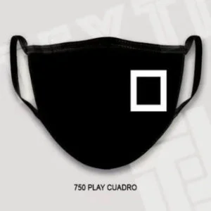 Mascarilla infantil Squid Game Cuadro