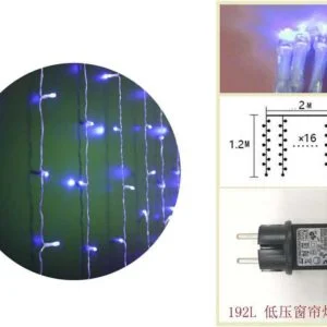 Cortina azul 192 LED
