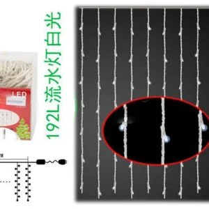 Cortina luces navidad blanco 192 LED