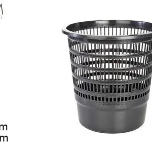 Papelera plástico redonda