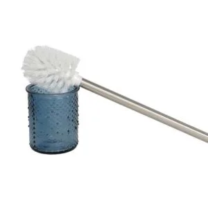Escobillero de baño azul 8x37cm