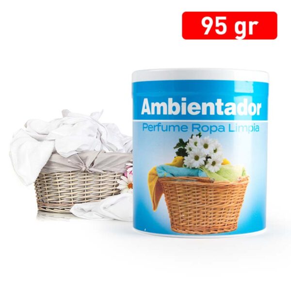 Gel ambientador en lata ropa limpia 95GR.