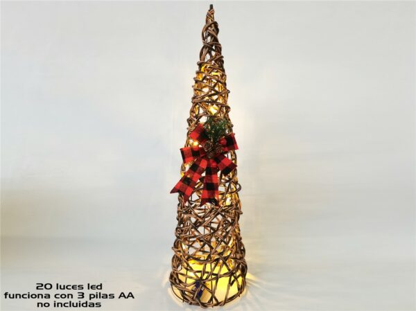 Cono escocia 20 led blanco cálido 80cm