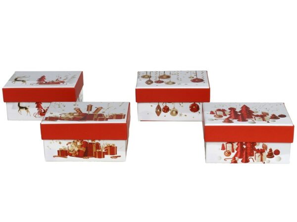 Caja regalo rectangular adornos 11x7,5x5
