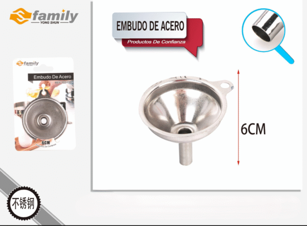 Embudo De Acero