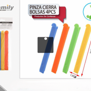 Pinza Cierra Bolsas 4Pcs