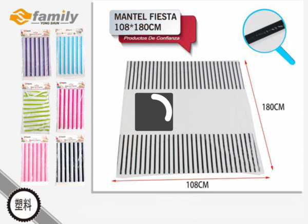 Mantel Fiesta 108*180Cm