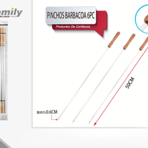 Pinchos Barbacoa 6Pc 45Cm
