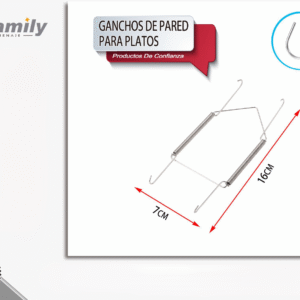Ganchos De Pared Para Platos 16*7Cm