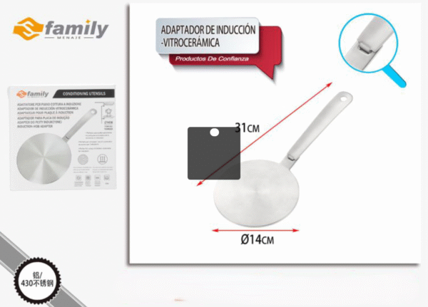 髇醡 Adaptador De Inducci-Vitrocerica