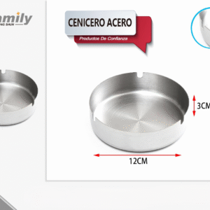 Cenicero Acero 12Cm