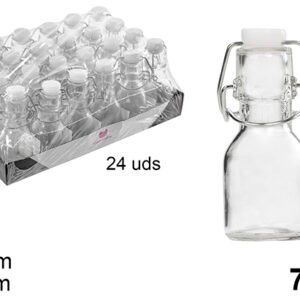 Botella Vidrio C/Tapon Gaseosa 70ml