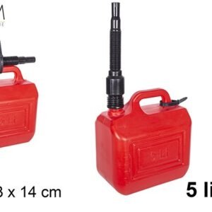Garrafa Multiuso 5L Roja C/Tapon+Mague