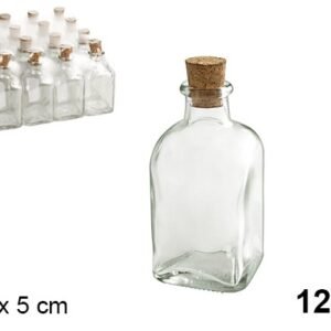 Botella Crist F/Natural T/Corcho 1/8