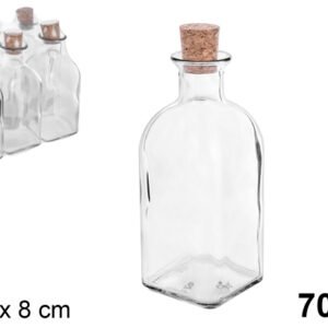 Botella Cristal T/Colcho 700ml