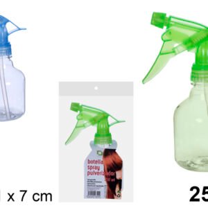 Botella Plstico Con Pulverizador Colores Surtidos 250 ml
