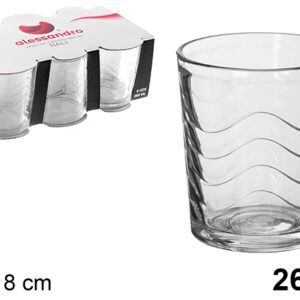 Vaso Cristal Pack 6 Agua Bali 260ml
