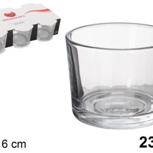 Vaso Cristal Sidra 230 ml x6