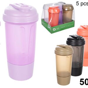 Botella Mezcladora Proteas Colores Surtidos 500 ml