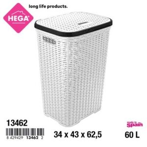 Pongotodo Rattan Line 60 L Blanco / Antracita