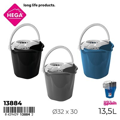 Cubo Fregona Star Redondo 13,5 L