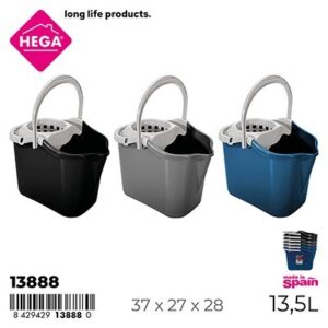Cubo Fregona Star Rectangular 13,5 L