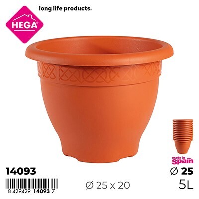 Maceta Aura Redonda Ø 25 cm