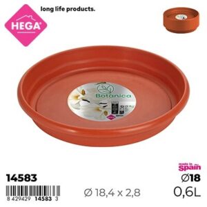 Plato Flori Redondo Ø 18,4 cm