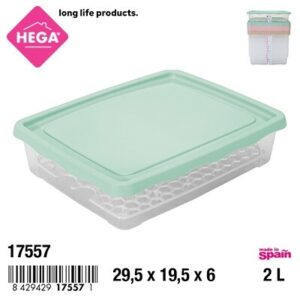 Descongelador Practic Rectangular con Rejilla y Bandeja