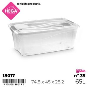 MHEGA Baúl Nº35 Pisa con Cierres Antipolilla y Ruedas