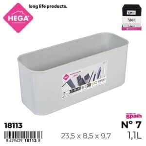 Bandeja Multiusos Luxe Rectangular 1,66 L