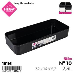 Bandeja Multiusos Luxe Rectangular 2,1 L