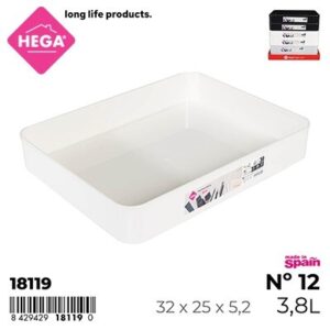 Bandeja Multiusos Luxe Rectangular 3,8 L