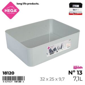 Bandeja Multiusos Luxe Rectangular 7,15 L