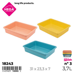 Bandeja Multihobby Rectangular 3,7 L