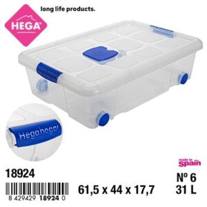 Caja Nº6 New Box con Cierres Antipolilla y Ruedas