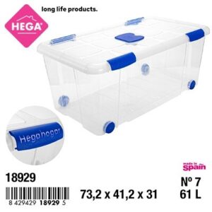 Caja Nº7 New Box con Cierres Antipolilla y Ruedas