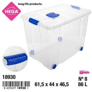 Caja Nº8 New Box con Cierres Antipolilla y Ruedas