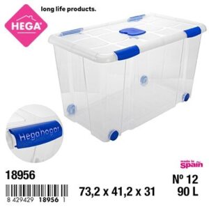 Caja Nº12 New Box con Cierres Antipolilla y Ruedas